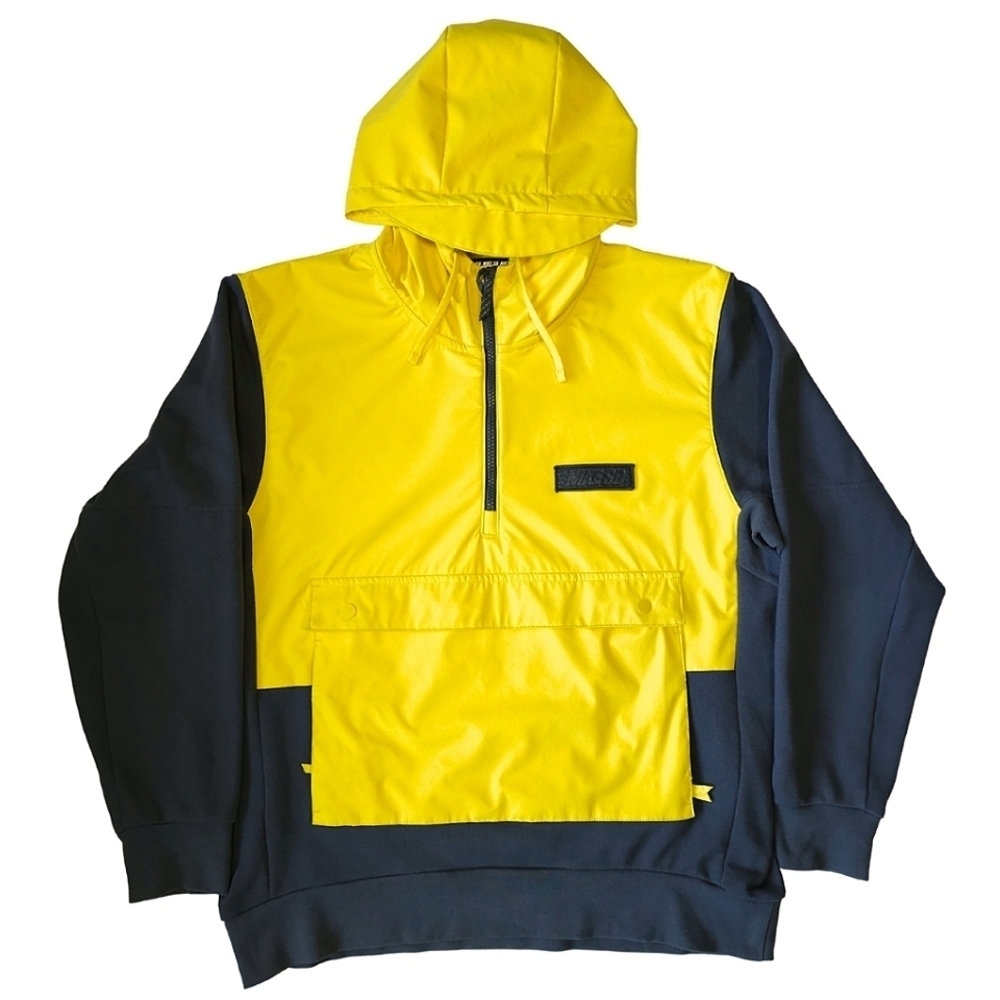 Nike SB Everett Repel Yellow Anorak Hoodie Jacket Size Large